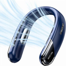 Portable Neck Fan, USB Rechargeable Bladeless Neck Fan, Adjustable Hands Free Neck Cooler, Wearable Fan for Men Women Mom Dad Travel Essentials