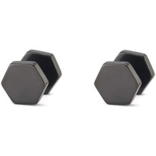 Stainless Steel Geometric Shape Classical Simple Plain Stud Earrings