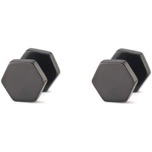 Stainless Steel Geometric Shape Classical Simple Plain Stud Earrings
