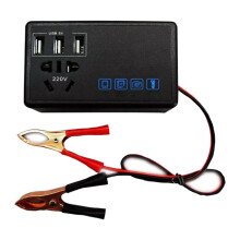 Vehicle-Mounted Inverter 12V/24V to 220V Power Converter Multi-Functional