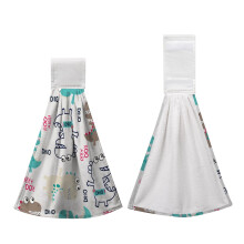 Wrist Towel for Face and Kitchen Use Soft Absorbent Printed
