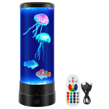 Jéllyfish Lamp, LED Table Lamp with Remote, Dimmable Multi-Color Mood Light, Compatible with Home Decor & Gifts
