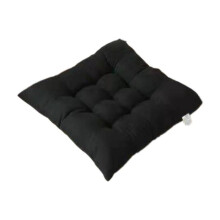 2Pcs Solid Square Seat Chair Pads Non Skid Soft Comfy Plush Dining Room Kitchen Office Chair Cushion (15.7x15.7in)
