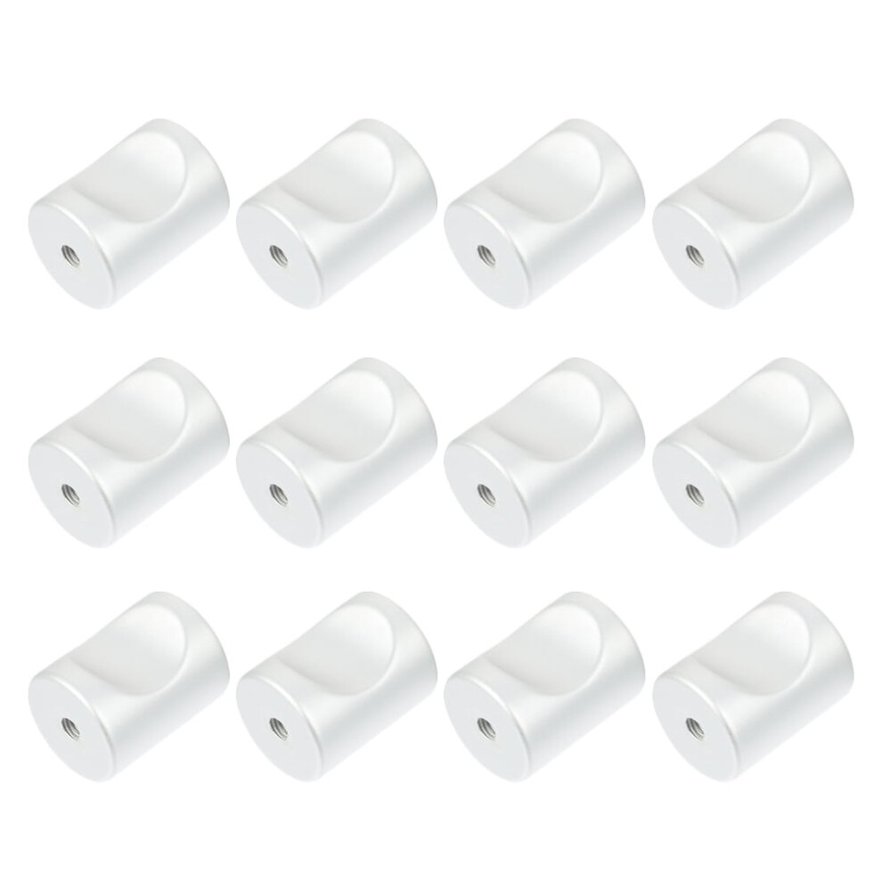 Frcolor 12Pcs Aluminum Alloy Drawer Cylindrical Knobs Single Hole Cylindrical Handle,1.77"X0.59"X0.59" 9009879559382