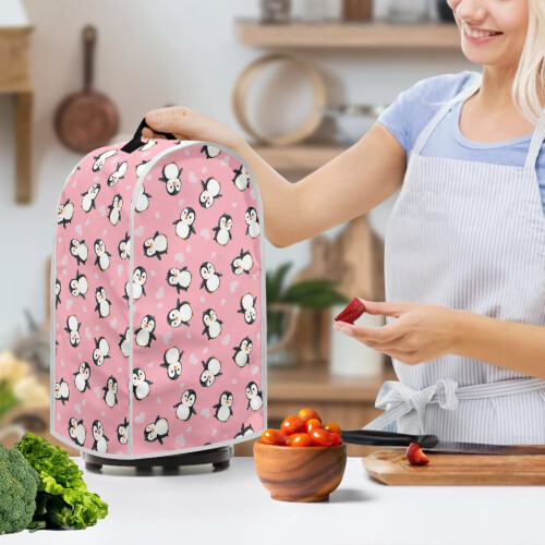 Mixer Cover for Polyester Easy to Install with Fitted, Penguins 2