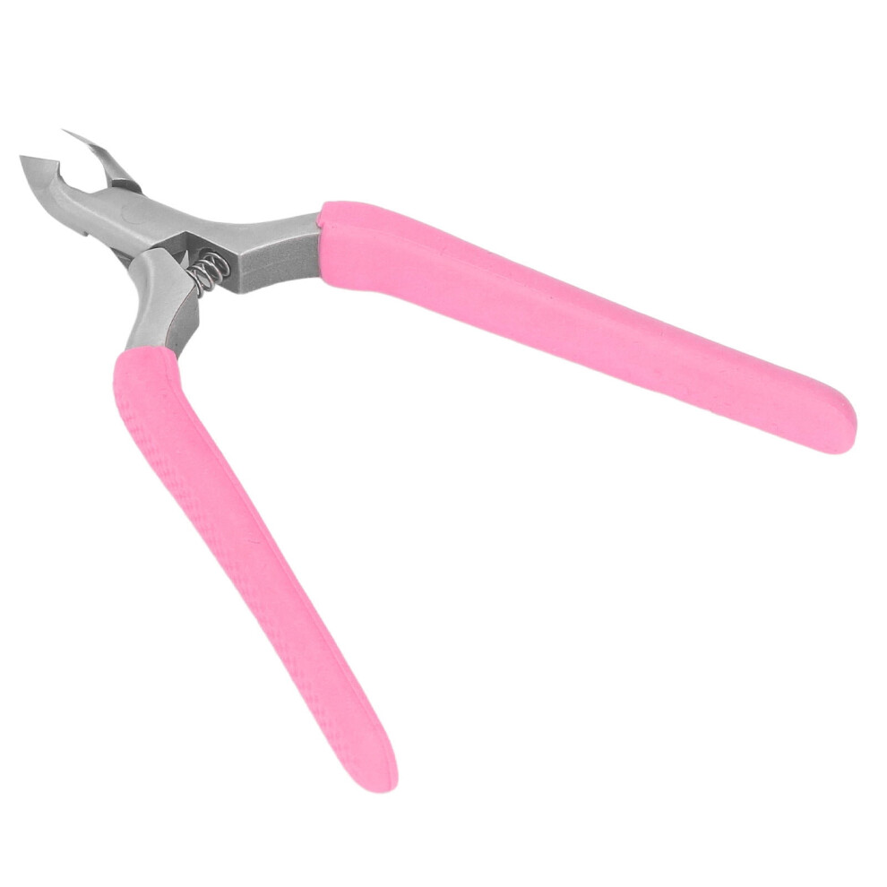 Stainless Steel Cuticle Clipper with Builtâin Spring, NonâSlip Silicone Grip, Protective Cover â Ideal Nail Trimmer