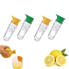 Lemon Squeezer, Reusable Manual Juice Extractor,4pcs Easy-To-Use Manual Lemon Juicer for Cocktails and Beverages,1.37x3.14In,4pack