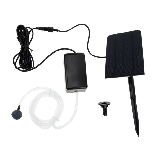 1 Set Solar Oxygen Pump Outdoor Fish Oxygen Pump Fish Pond Oxygen-beating Machine