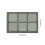 Kafsov Bath Rug Green 16x24 Inch Quick-Dry Non-Slip 3