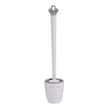 Silicone Toilet Brush & Plunger Set, Wall-Mounted, Flexible Corner Cleaner with Cover, Easy Install, Quick-Drying