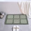 Kafsov Bath Rug Green 16x24 Inch Quick-Dry Non-Slip 5