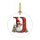 Kerst sneeuwpop hanger acryl26-letter 5