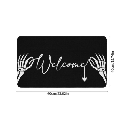Halloween dørmatte Polyester 40x60cm flerfarget 2