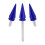 3 Blue Fairing Windshield Spike Windscreen Scews Fit For Harley Electra FLHT 14+ 8