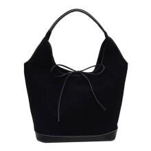Lederhandtasche für Damen, Wildlederhandtasche, lässige Tote Bag, stilvolles Herbst-Modeaccessoire, strapazierfähige und geräumige Sporttasche