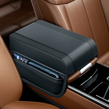 Comfortable Car Armrest Cover with Adjustable Memory Foam 18x27cm AU
