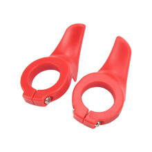 1 Paar rote Lenker-Daumenauflage 71  33,6 mm