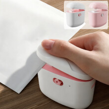 Portable Snack Sealer – Handheld Food Sealer for Plastic Bags, Safe Non-Injury Design, 1x2x2in, Pink