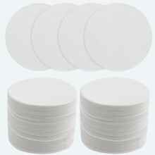 400 filtres à café ronds de rechange en papier naturel non blanchi, 6,4 x 6,4 cm, compatibles avec les machines à café et expresso Aerobie
