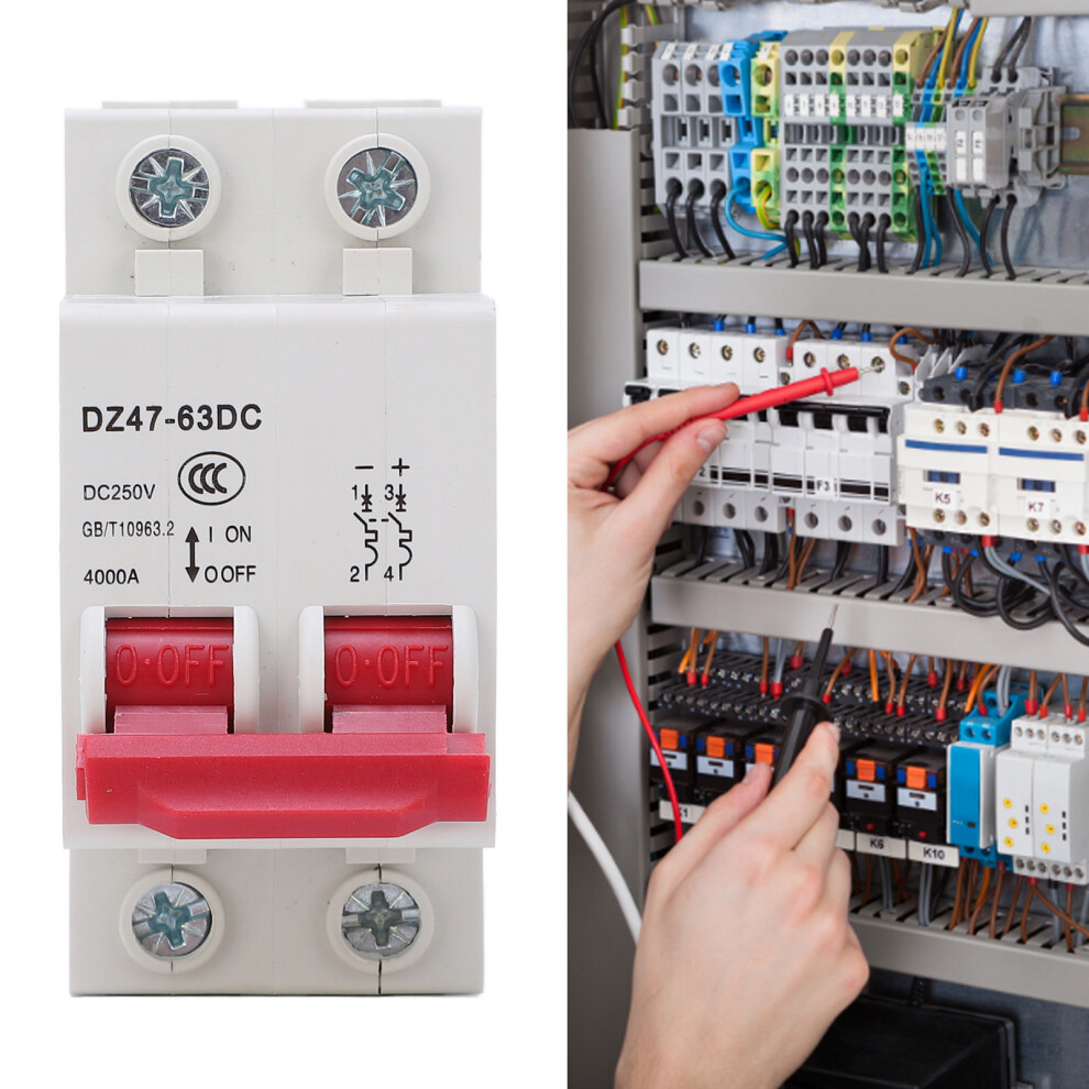 Solar System 2P Circuit Breaker Pv Dc 250V 4000A For Home Or Office 7611387646328