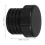 4-Pack Black Plastic Light Socket Safety Covers for Indoor Outdoor Lamp and Electrical Socket Plugs 2