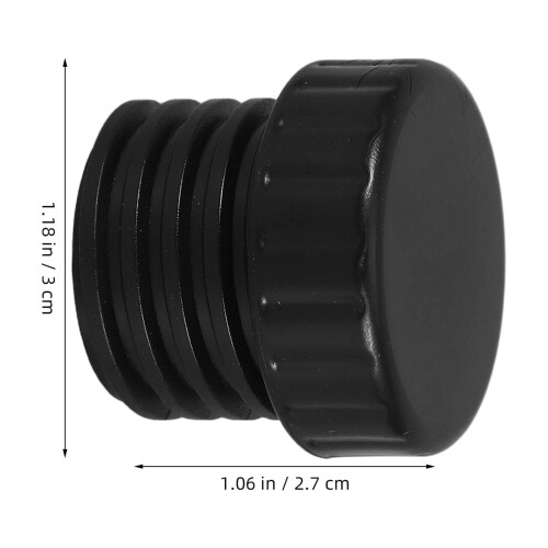 4-Pack Black Plastic Light Socket Safety Covers for Indoor Outdoor Lamp and Electrical Socket Plugs 1