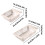 Fridge Drawer Organize, Retractable Refrigerator Storage Box, Adjustable Kitchen Organizer with Pull Out Rack Box(Beige) 1