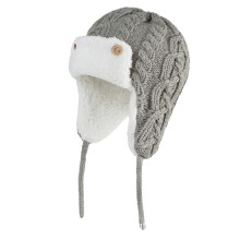 Winter Knit Hat For Babies And Kids Soft Yarn Thick Warm Ear Cap Cold Weather