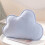 Cloud-Shaped Blue Plush Pillow 16x16 Inch 1