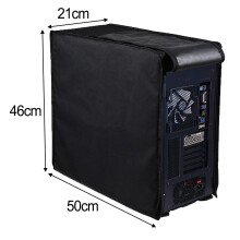 Waterproof Computer Case Dust Cover with Dual Zippers