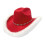 Cowboyhatt med westernfrynser – én størrelse 1