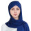Mykt polyester-turbansjal for kvinner 1