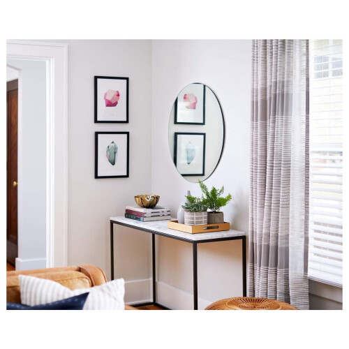 Better Bevel 24" x 24" Frameless Round Mirror | Polished Edge 2