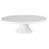 - 12" x 3.75" White Porcelain Round Cake Stand 2
