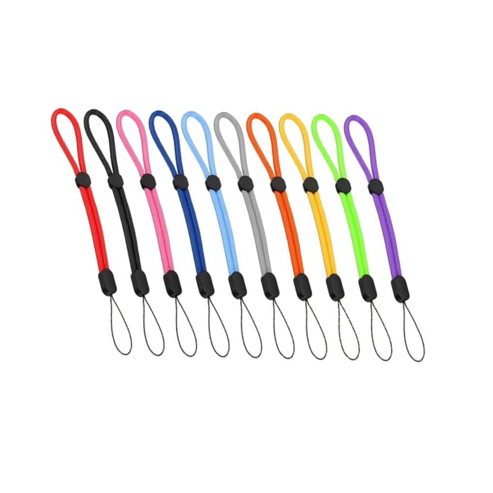 16Pcs Nylon Wristlet String Cord Wrist Strap Lanyard Adjustable Nylon Wristlet Straps For Cell Phone Multicolor Phone Lanyard For Phone Cases,Camera 9097180918875