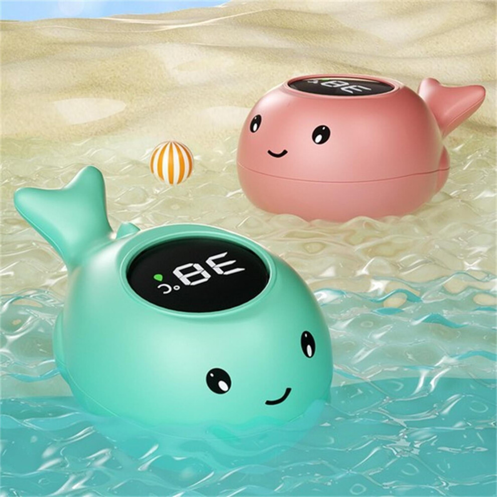 Baby Bath Thermometer under $5 – Floating Digital Water Temp Gauge with Color Alert, Compatible with Infant & Newborn Care