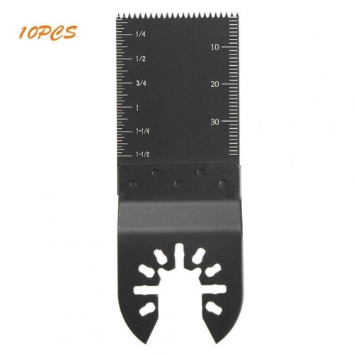 10pcs Straight Scale Oscillating Multi Tool Saw Blade Set for Fein Multimaster 1