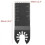 10pcs Straight Scale Oscillating Multi Tool Saw Blade Set for Fein Multimaster 6