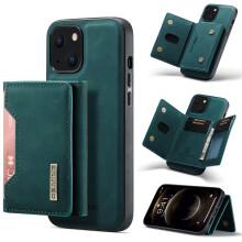 Purple Retro PU Leather Magnetic Wallet Case for iPhone XR – Detachable Trifold with Cash & Card Slots, Compatible with Apple