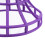 Wig Stand Plastic Hat and Cap Holder Purple 2