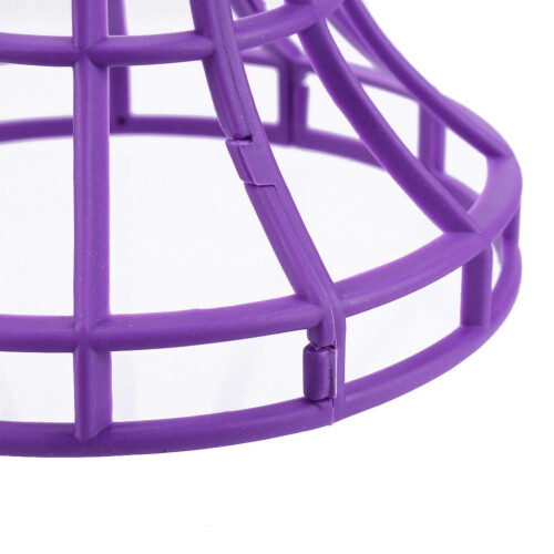Wig Stand Plastic Hat and Cap Holder Purple 1