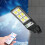 Solcellsdriven LED-gatubelysning med rörelsesensor IP65 Vattentät 8