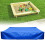 Κάλυμμα Sandbox τετράγωνου σχήματος, σκίαστρο Snadbox για παιδιά, μπλε, για βεράντα 4