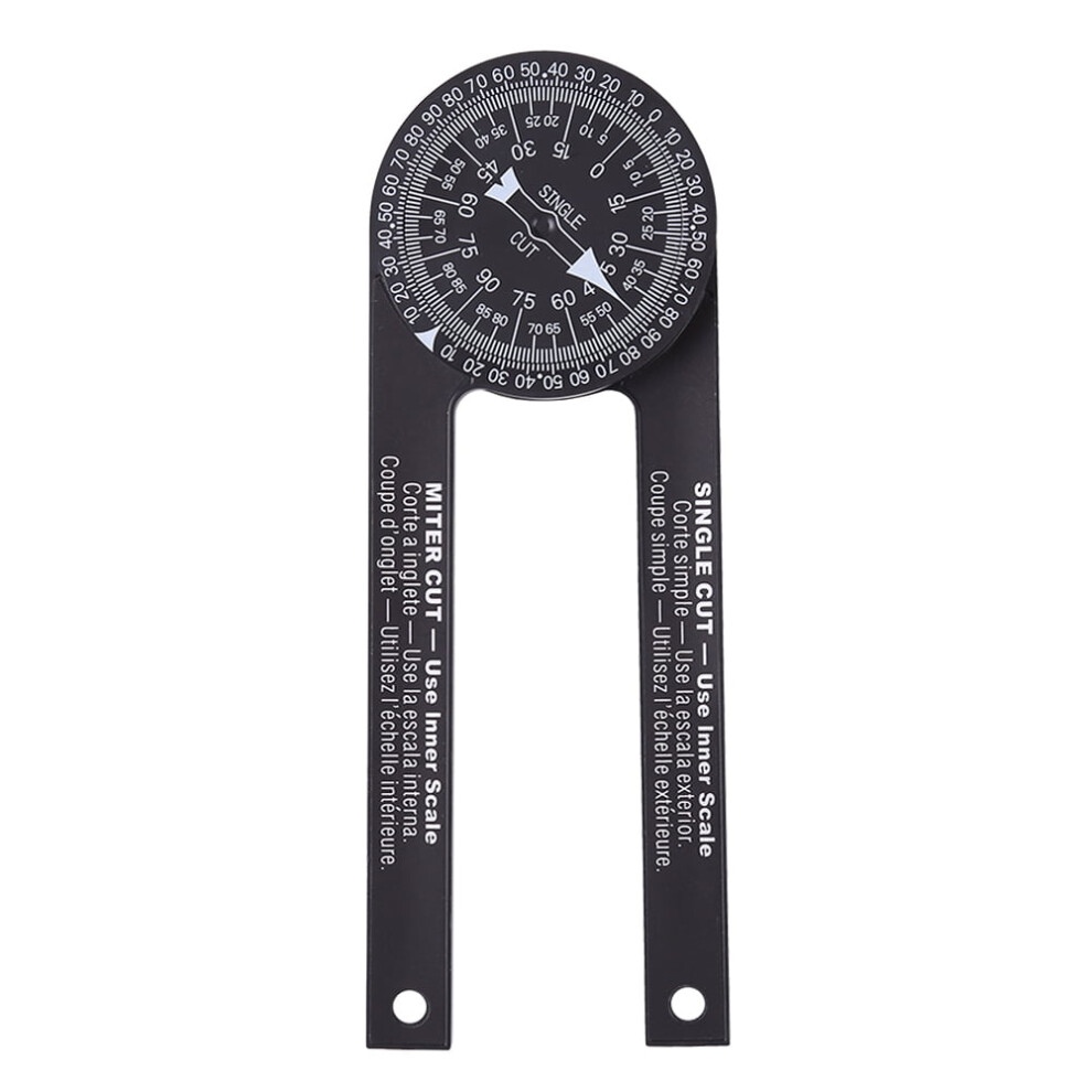 Woodworking Scale Protractor With Marking Pencil Accurate Angle Finder Tool 9401284833901