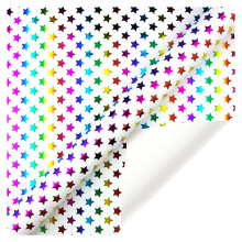Colorful Rainbow Wrapping Paper Roll, 19.7x27.5", for Birthday, Valentine's, Mother's Day, Wedding, Father's Day, Christmas