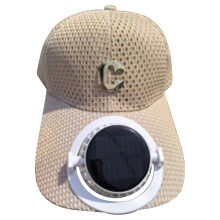 Solar Fan Mesh Beach Hats, Baseball Cap with Solar Fan, Summer Outdoor Detachable Solar Fan Fishing Hat, Summer UVs Protection Wide Brims Sun Hat
