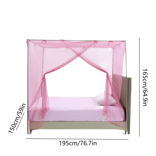 WZXPWT Mosquito Net Bed Canopy Twin Size 2