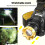 Rechargeable LED Headlamp with USB, 3 Modes & 90 Adjustable Beam – Compatible with Camping, Running, Cycling, Climbing 5
