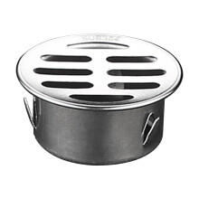 Stainless Steel Floor Plug, Heavy-Duty Drain Cover for Gardens & Roofs – Compatible with Standard Drain Pipes