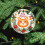 Orange Cat Ceramic Christmas Ornament 3" Double-Sided 5